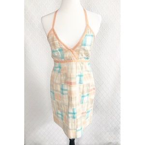 Vineyard Vines Madras Plaid Halter Dress SZ 6